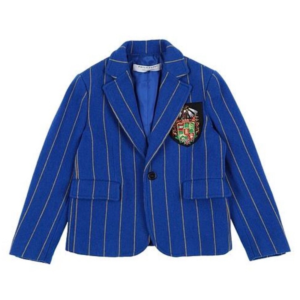 Philosophy Di Lorenzo Serafini kids navy striped blazer